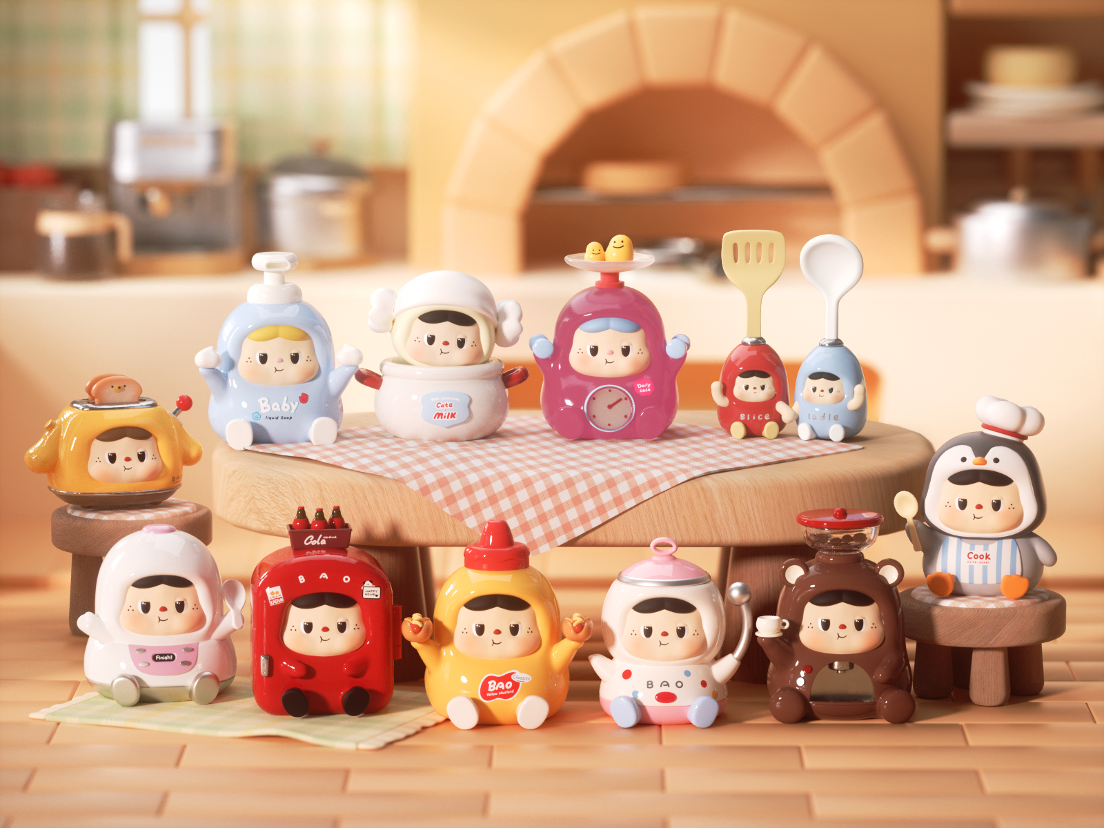 BAOBAO’s Small Kitchen- 바오바오의 스몰 키친 시리즈 (낱개)10개 주문시 풀박스 배송 