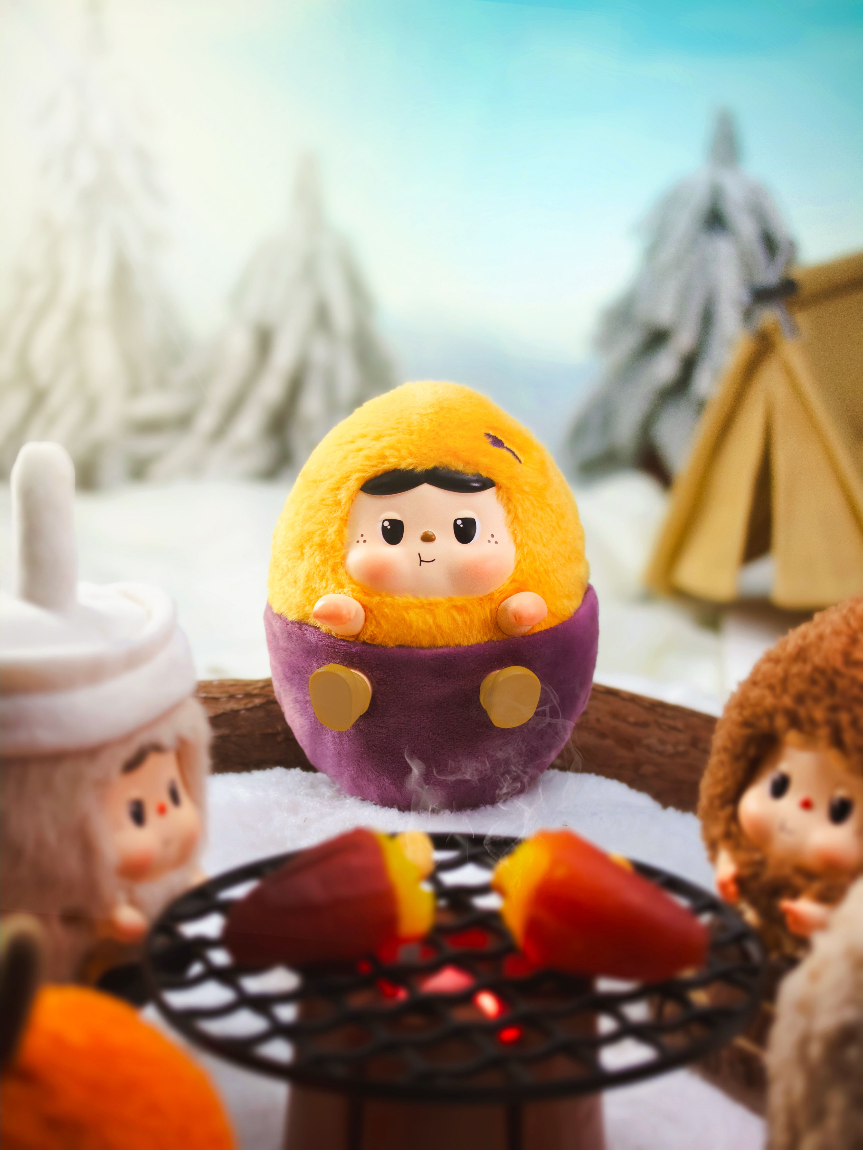 Warm BAOBAO Fireside Tea Party series - 따뜻한 바오바오 파이어사이드 티파티 시리즈 피규어 (낱개)6개 구매시 풀박스 배송