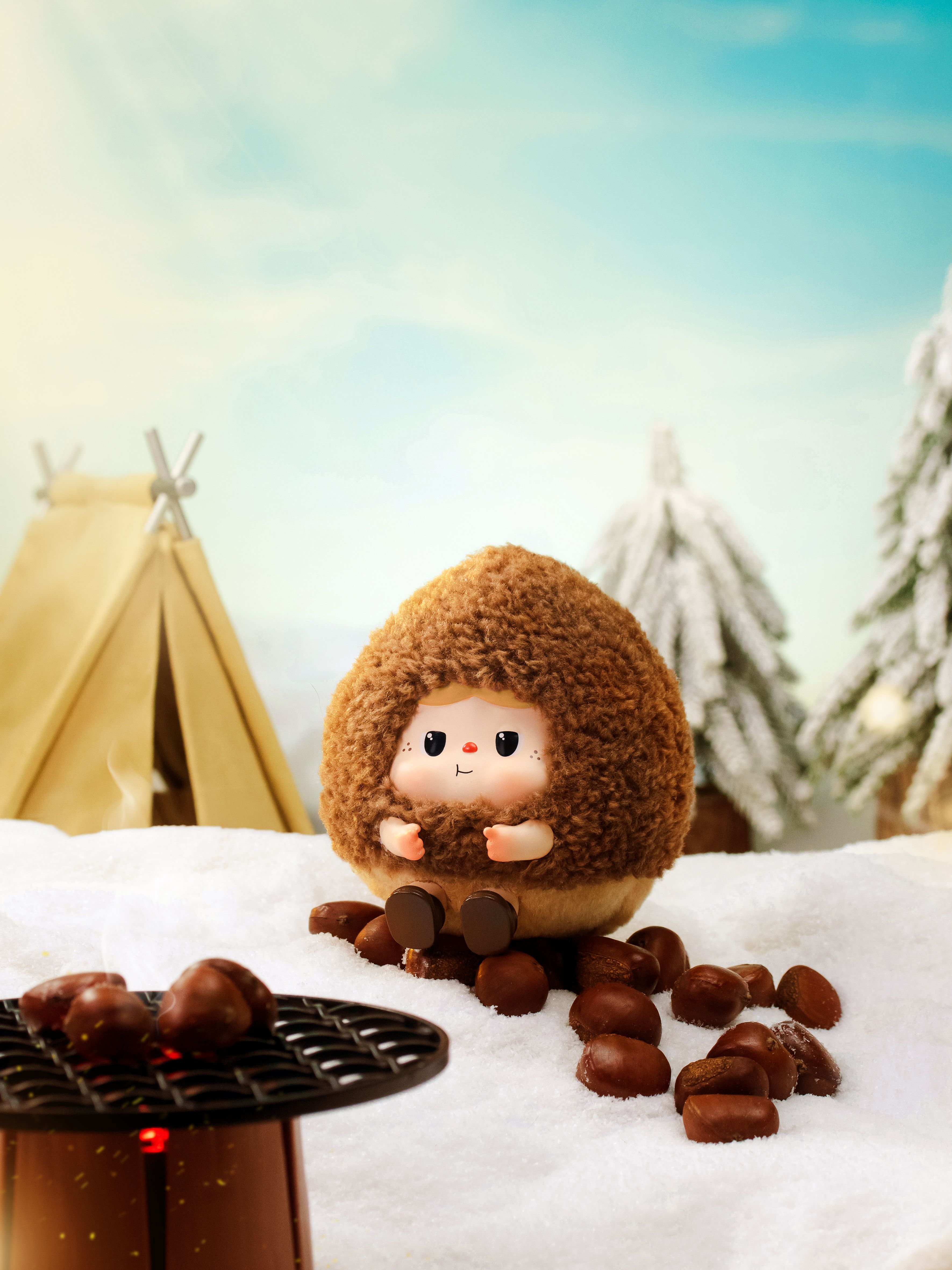 Warm BAOBAO Fireside Tea Party series - 따뜻한 바오바오 파이어사이드 티파티 시리즈 피규어 (낱개)6개 구매시 풀박스 배송