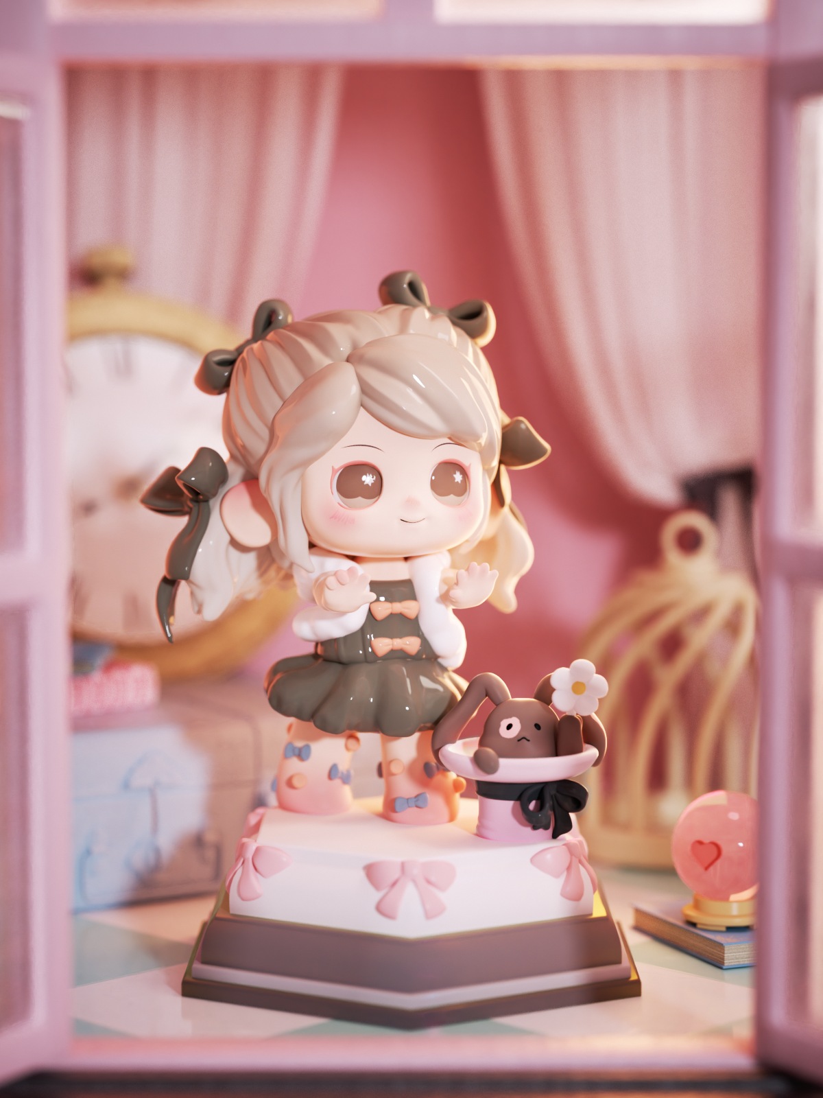 OONA-All Pink Day 오나-올 핑크 데이 시리즈 피규어 (낱개)9개 구매시 풀박스 배송