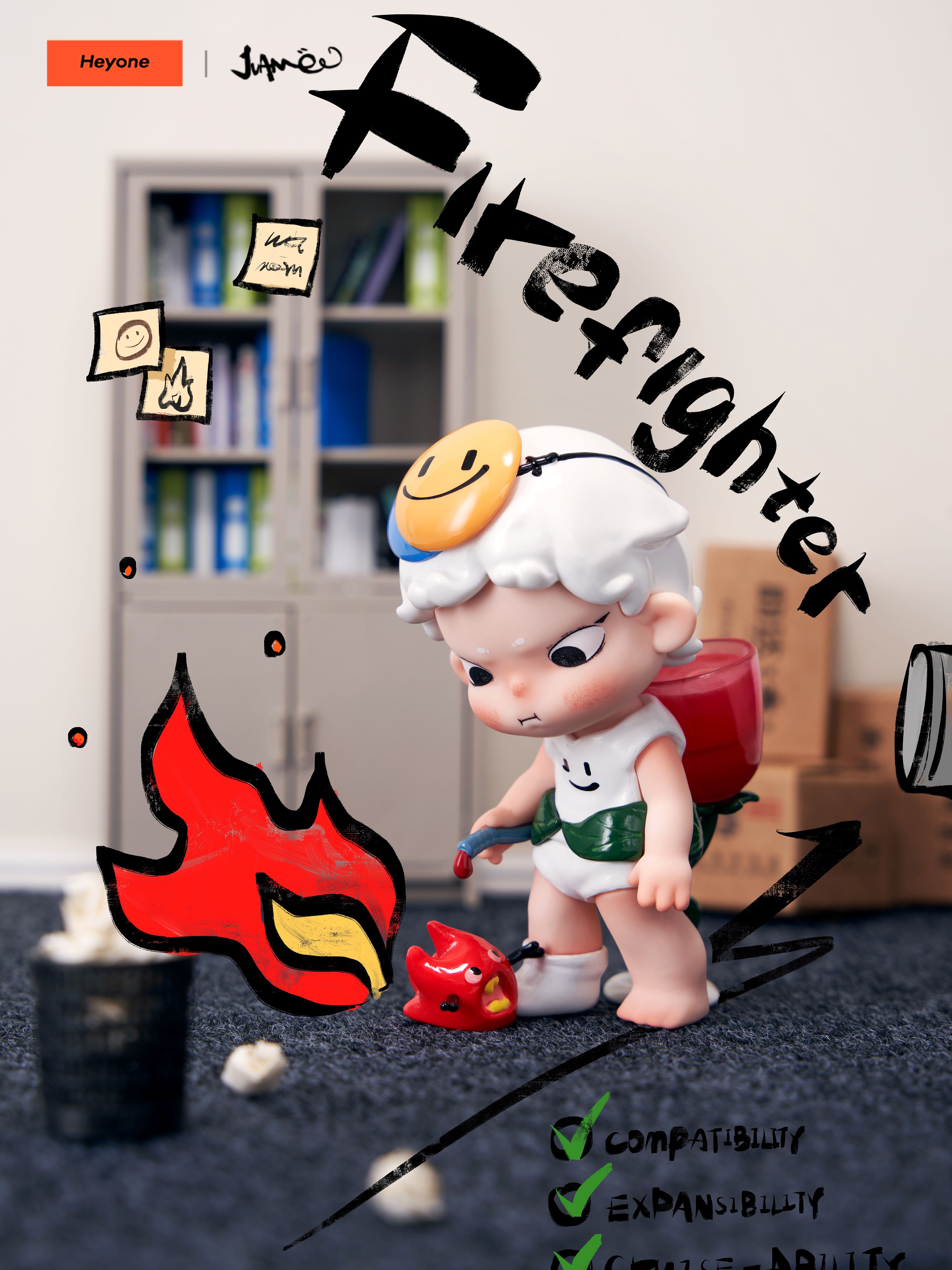 JUANJUAN-Crazy OFFICE: A Guide to the Breaking Point 쥬안쥬안-크레이지 오피스: 어 가이드 투 더 브레이킹 포인트 시리즈 랜덤 피규어 (낱개)6개 구매시 풀박스 배송